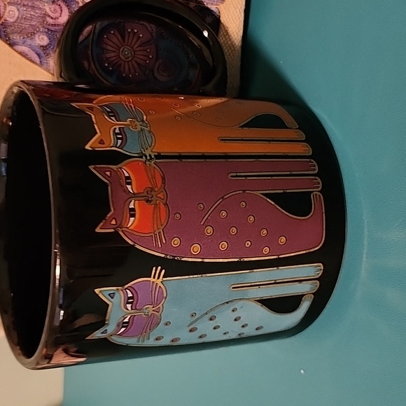 Laurel Burch Cosmetic Bag And Matching Mug - Picture 2 of 9